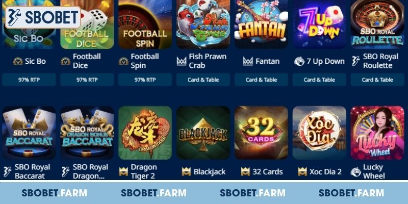Điểm hấp dẫn khiến game bài SBOBET được yêu thích