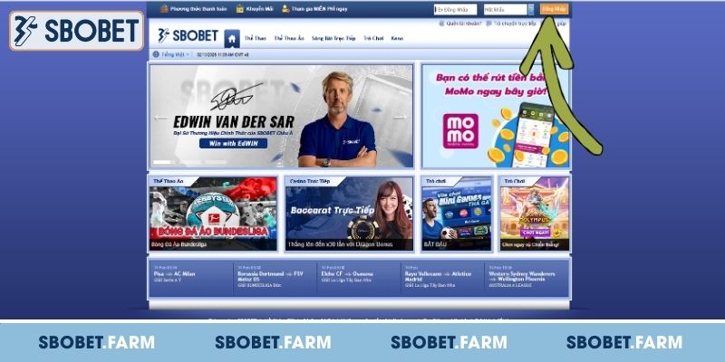 Hướng dẫn đăng nhập SBOBET chi tiết từ A-Z