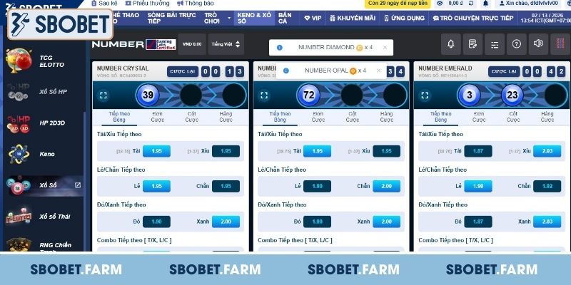 Lý do xổ số SBOBET thu hút người chơi tham gia